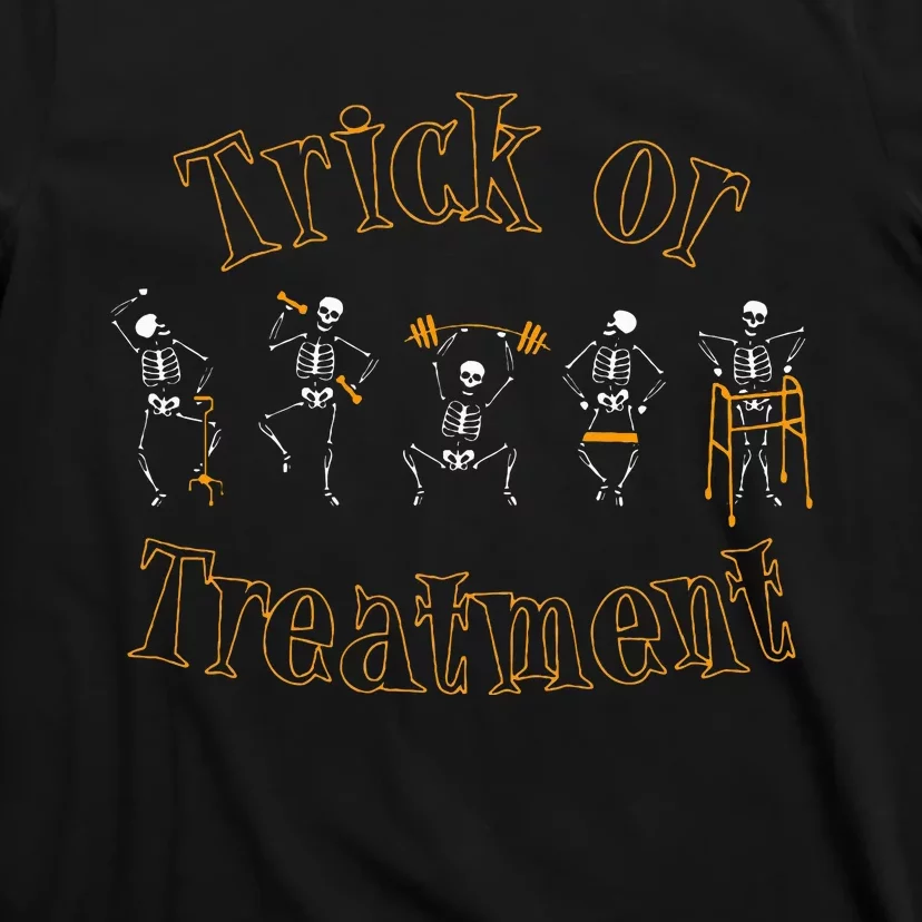 Trick Or Treatt Pt Physical Therapy Therapist Halloween T-Shirt