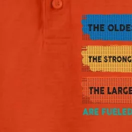 The Oldest The Strongest The Largest Fuelled By Plants Vegan Gift Dry Zone Grid Performance Polo