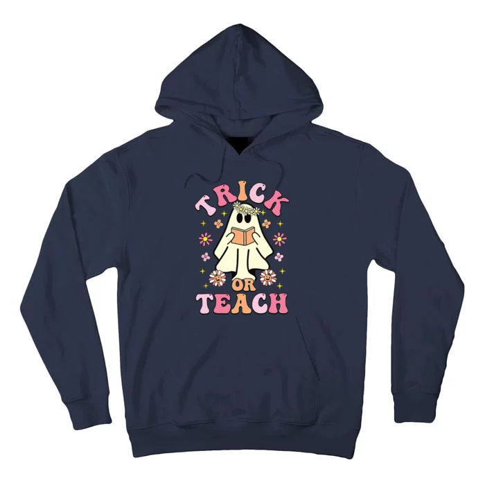 Trick Or Teach Funny Teacher Happy Halloween Costume Gifts Tall Hoodie