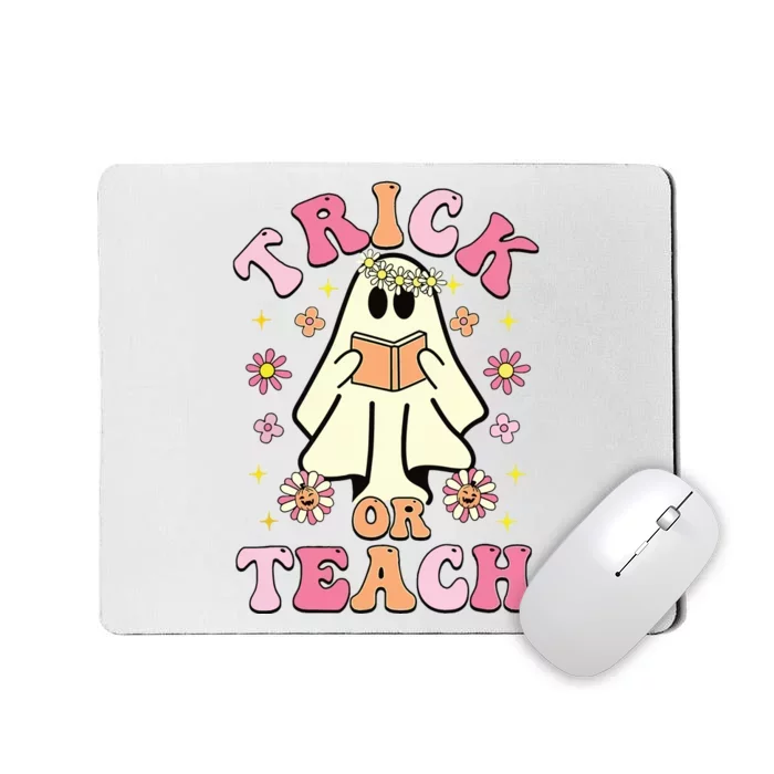 Trick Or Teach Funny Teacher Happy Halloween Costume Gifts Mousepad