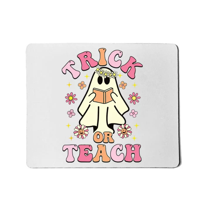 Trick Or Teach Funny Teacher Happy Halloween Costume Gifts Mousepad