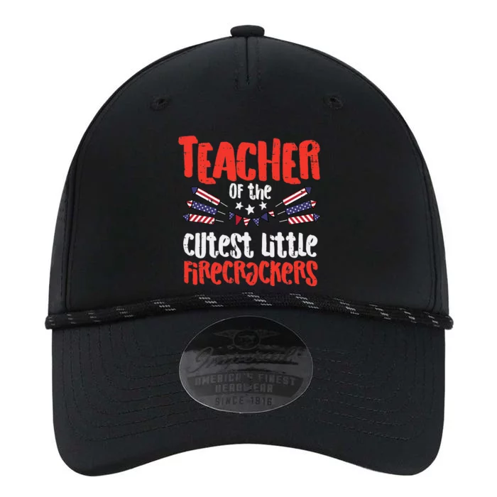 Teacher Of The Cutest Little Firecrackers July 4th Patriot Performance The Dyno Cap