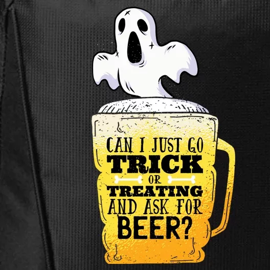 Trick Or Treating Beer Funny City Backpack