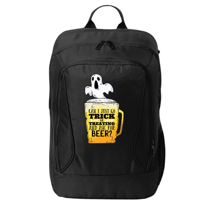 Trick Or Treating Beer Funny City Backpack