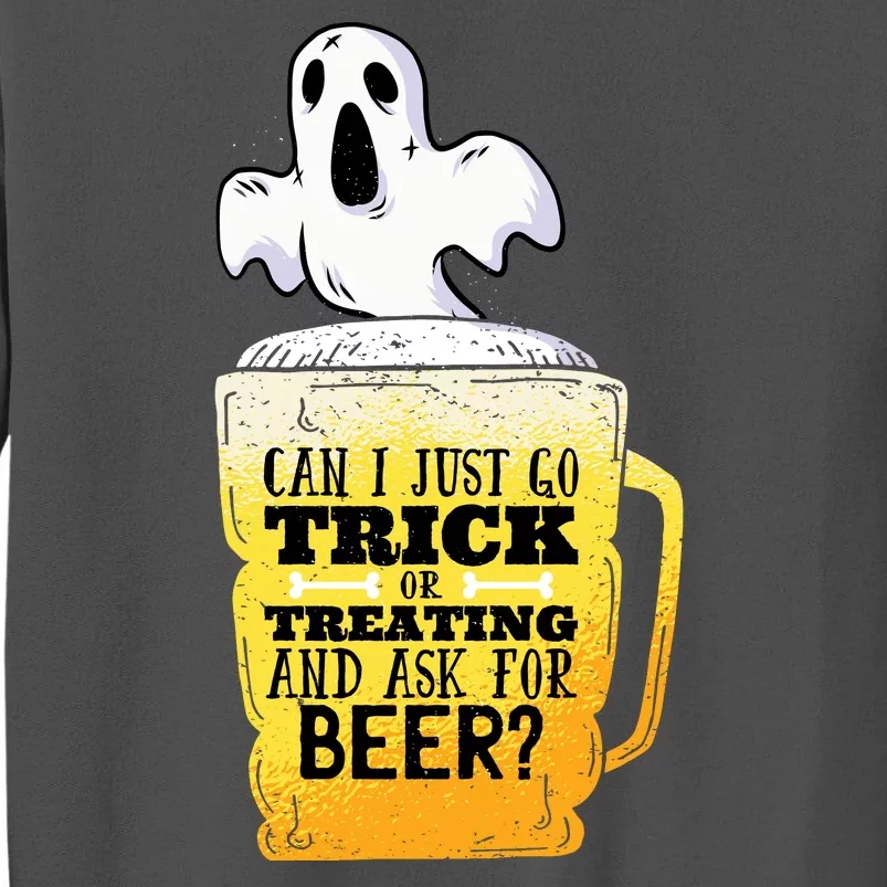 Trick Or Treating Beer Funny Tall Sweatshirt