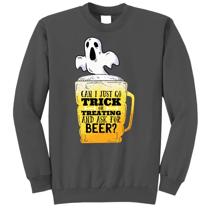 Trick Or Treating Beer Funny Tall Sweatshirt