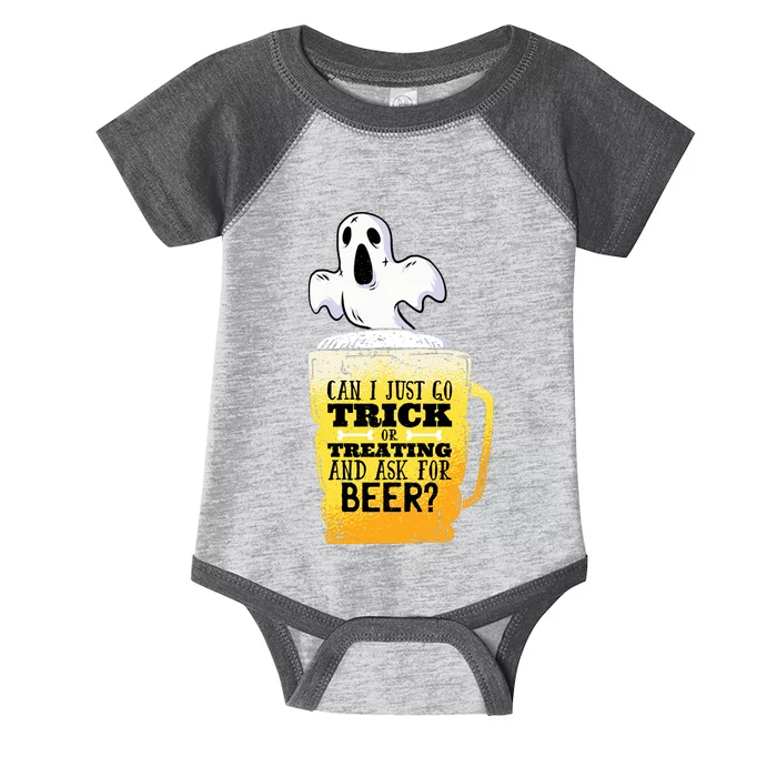 Trick Or Treating Beer Funny Infant Baby Jersey Bodysuit