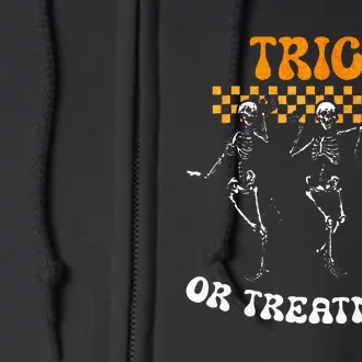 Trick Or Treatment Physical Therapy Skeleton PT Halloween Full Zip Hoodie