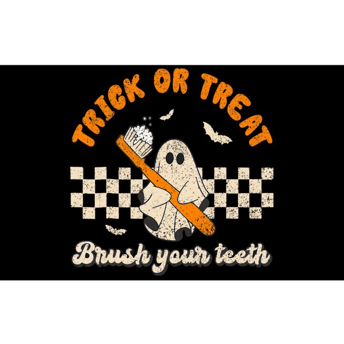 Trick Or Treat Brush Your Teeth Dentist Halloween Costume Bumper Sticker