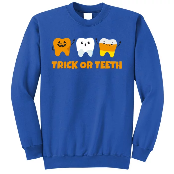 Trick Or Teeth Treat Funny Dental Halloween Dentist Gift Sweatshirt