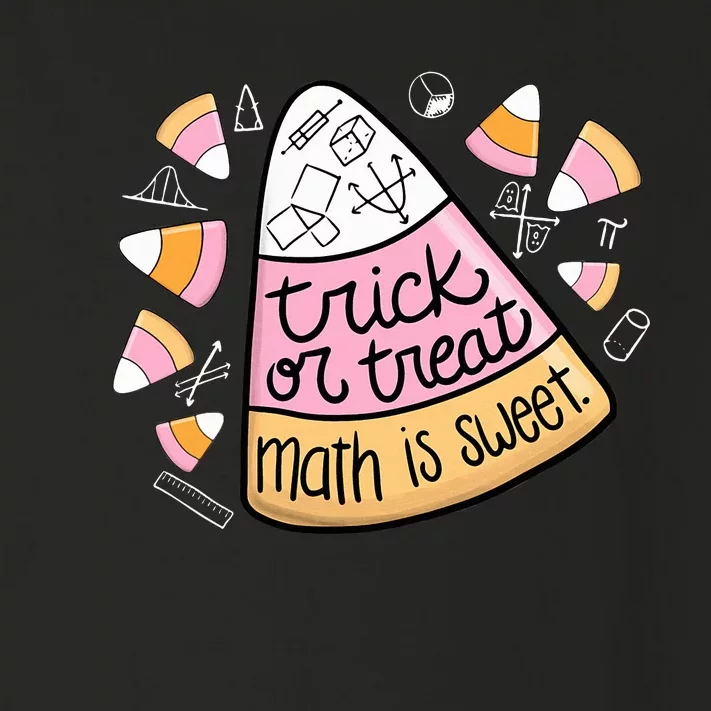 Trick Or Treat Halloween Math Is Sweet Toddler Long Sleeve Shirt