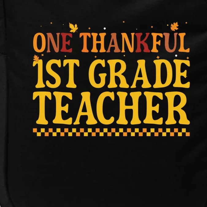 Thanksgiving One Thankful 1st Grade Teacher Gift Impact Tech Backpack