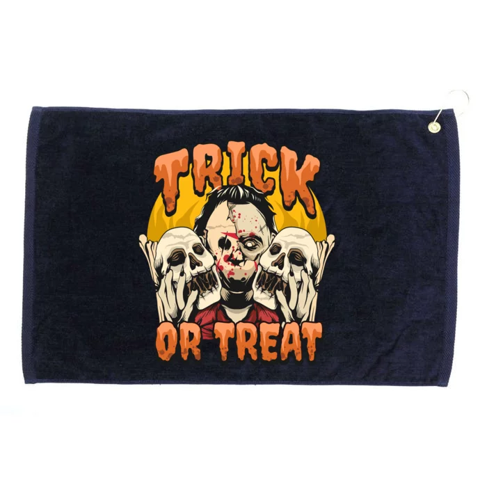 Trick Or Treat Grommeted Golf Towel