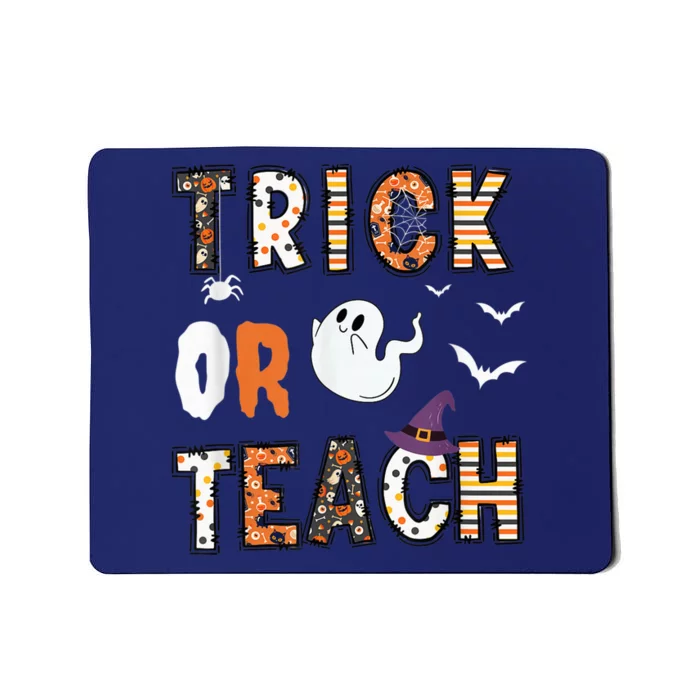 Trick Or Teach Funny Teacher Halloween Costume Mousepad