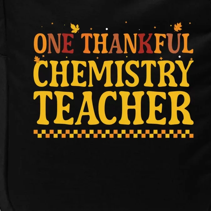 Thanksgiving One Thankful Chemistry Teacher Gift Impact Tech Backpack