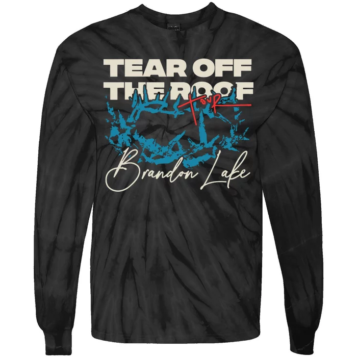 Tear Off Tie-Dye Long Sleeve Shirt