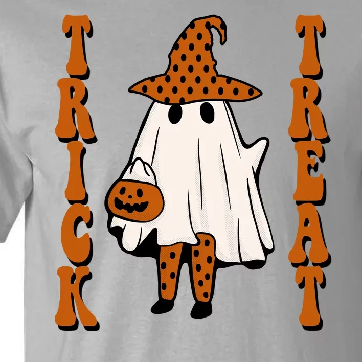 Trick Or Treat Festive Halloween Ghost Tall T-Shirt