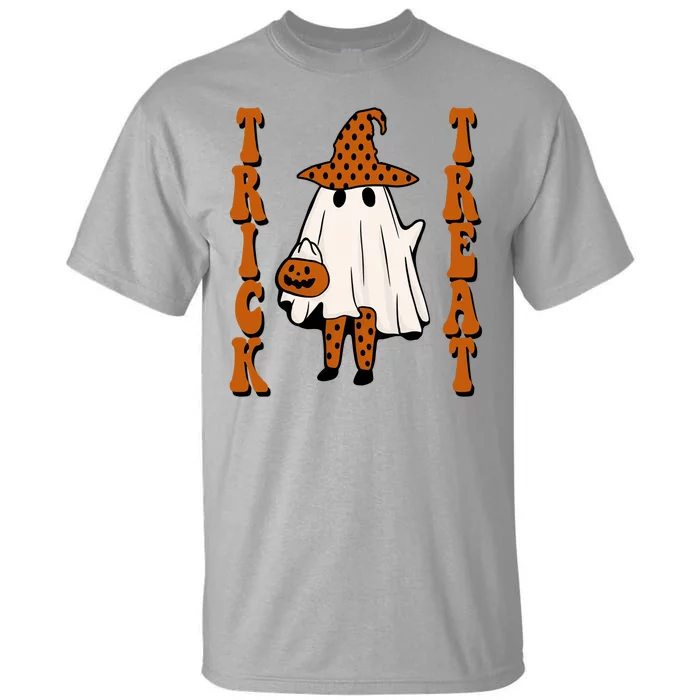 Trick Or Treat Festive Halloween Ghost Tall T-Shirt