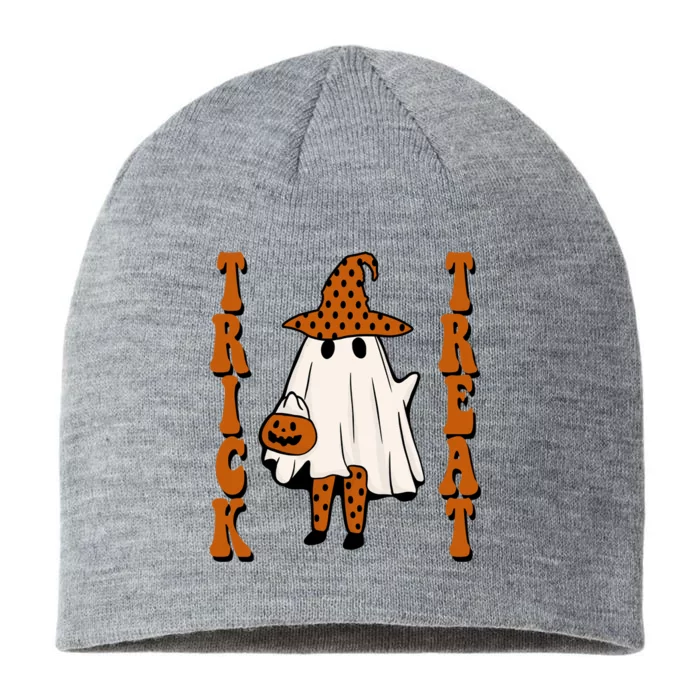 Trick Or Treat Festive Halloween Ghost 8 1/2in Sustainable Knit Beanie