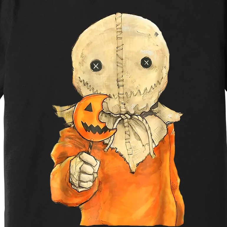 Trick Or Treat Funny Cute Sam Halloween Costume Premium T-Shirt