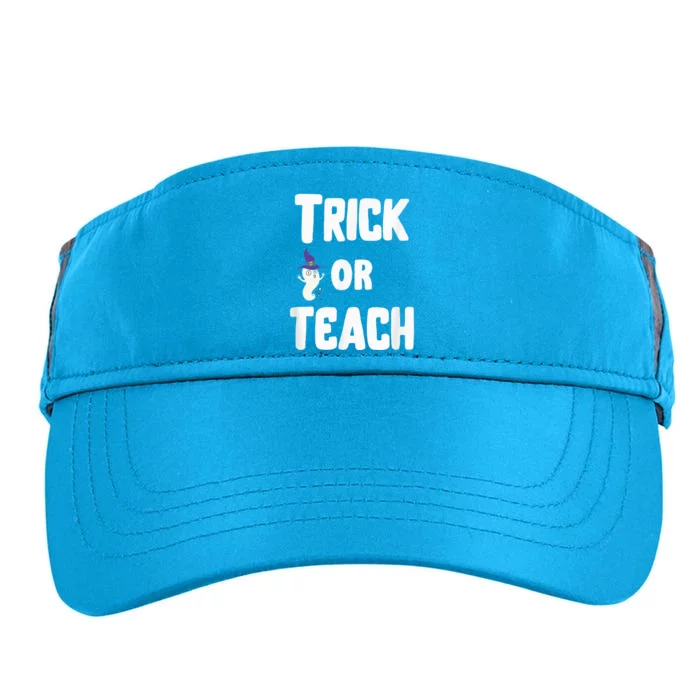 Trick Or Teach Funny Teacher Halloween - Teacher Halloween Adult Drive Performance Visor