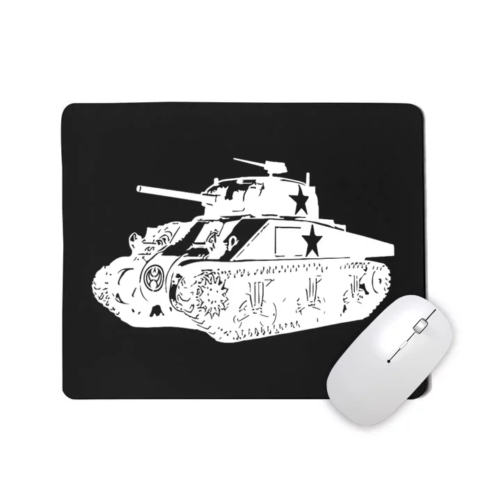 Tanks On Tanks Summer Tankception White Mousepad