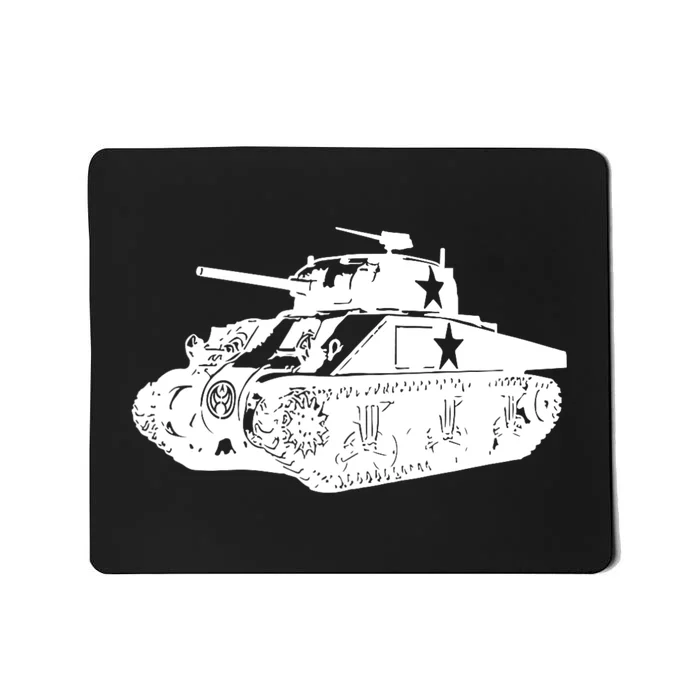 Tanks On Tanks Summer Tankception White Mousepad