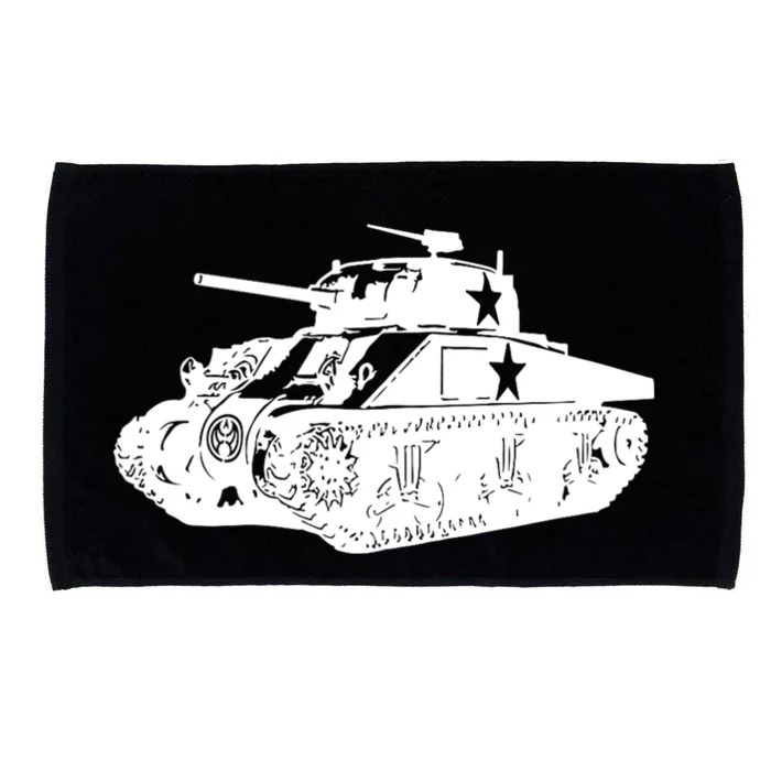 Tanks On Tanks Summer Tankception White Microfiber Hand Towel