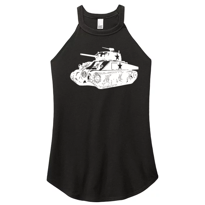 Tanks On Tanks Summer Tankception White Women’s Perfect Tri Rocker Tank