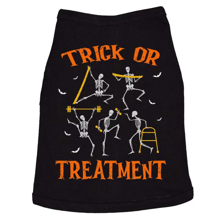 Trick Or Treatment Pt Physical Therapy Therapist Halloween Doggie Tank