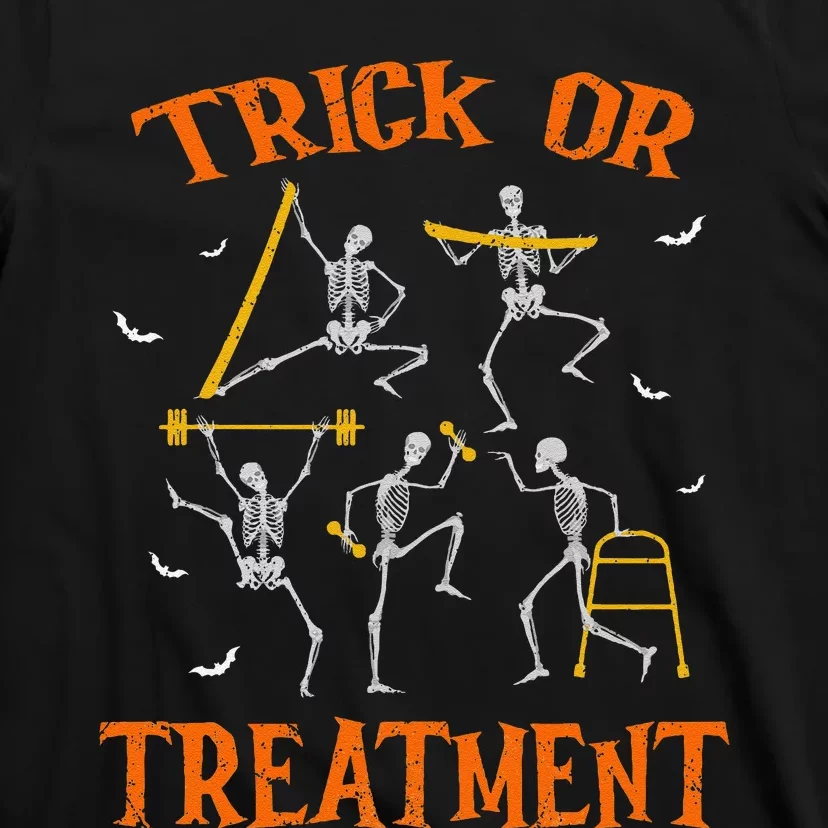 Trick Or Treatment Pt Physical Therapy Therapist Halloween T-Shirt