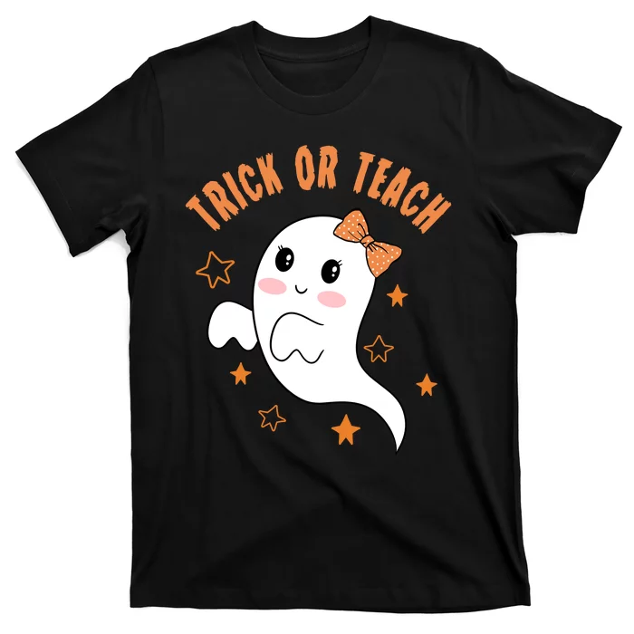 Trick Or Teach Cute Halloween Teacher T-Shirt