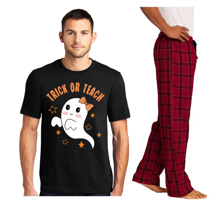 Trick Or Teach Cute Halloween Teacher Pajama Set