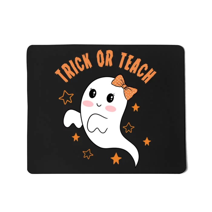 Trick Or Teach Cute Halloween Teacher Mousepad