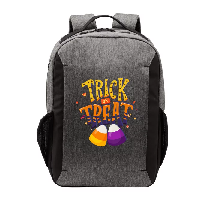 Trick Or Treat Candy Corn Funny Halloween Costume Candy Corn Cool Gift Vector Backpack