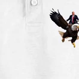 Trump On The Wings Of An Eagle Dry Zone Grid Performance Polo