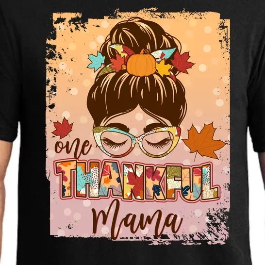 Thanksgiving One Thankful Mama Pajama Set