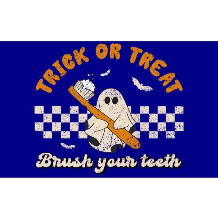 Trick Or Treat Brush Your Teeth Dentist Halloween Costume Cute Gift Bumper Sticker