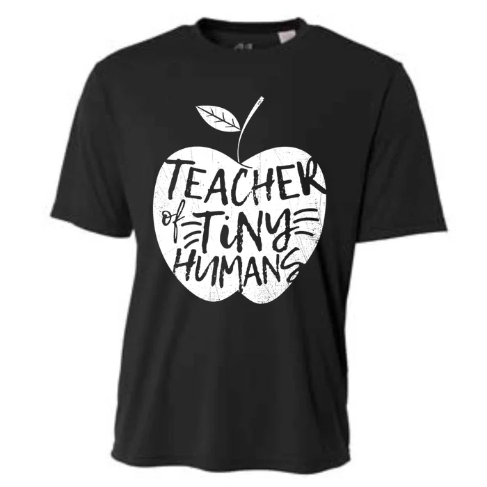 Teacher Of Tiny Hu Funny Preschool Kindergarten Teacher Gift Cooling Performance Crew T-Shirt