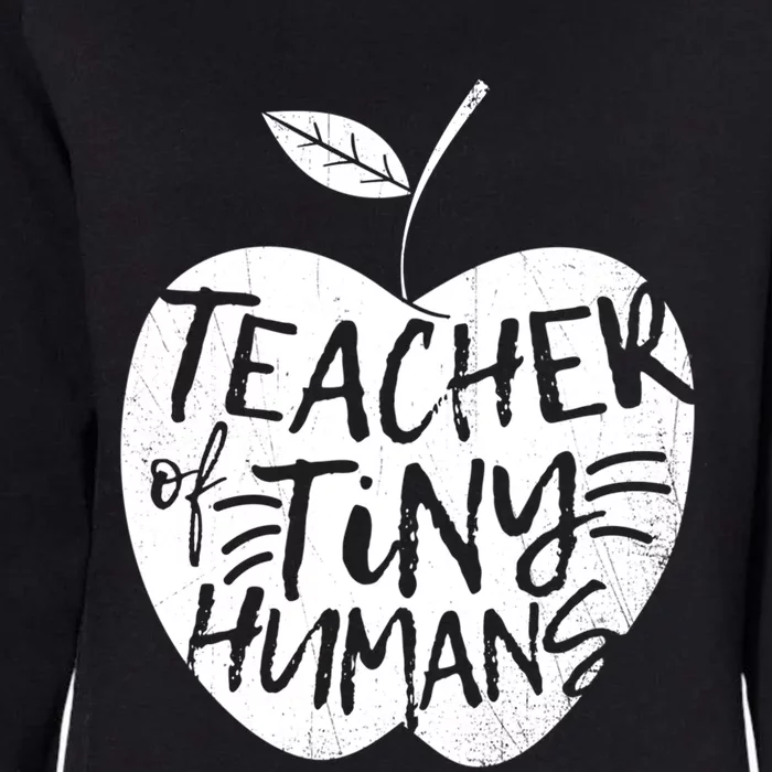 Teacher Of Tiny Hu Funny Preschool Kindergarten Teacher Gift Womens California Wash Sweatshirt