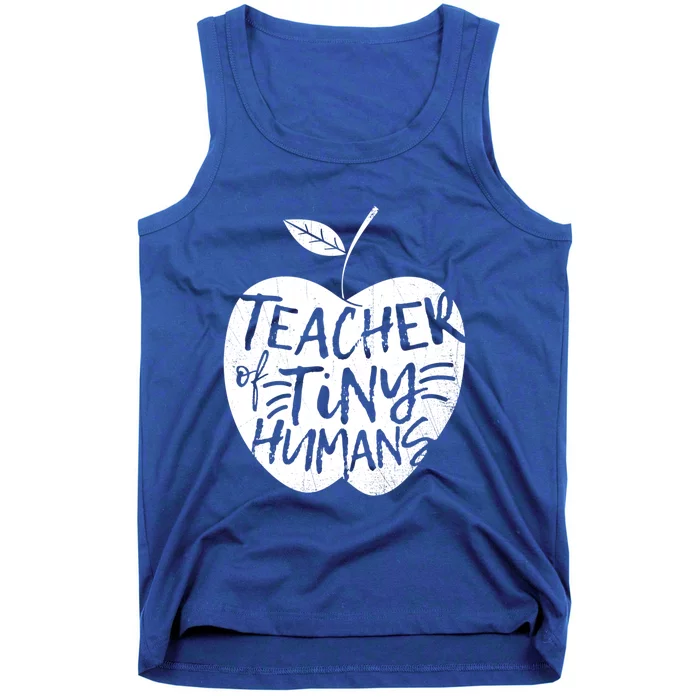 Teacher Of Tiny Hu Funny Preschool Kindergarten Teacher Gift Tank Top