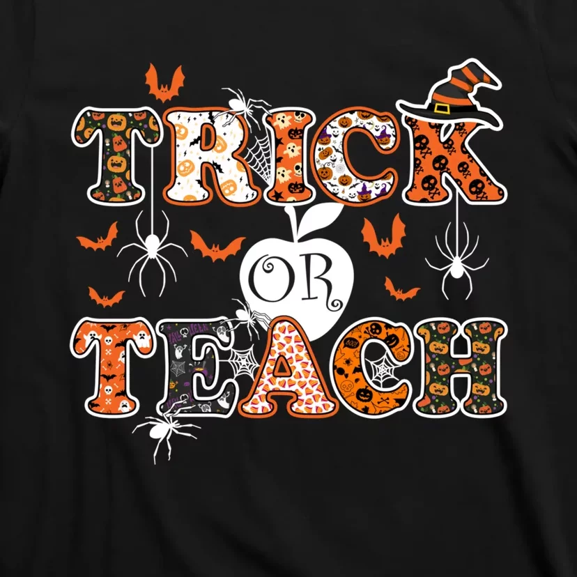 Trick Or Teach Funny Teacher Halloween Costume 2020 Gifts T-Shirt