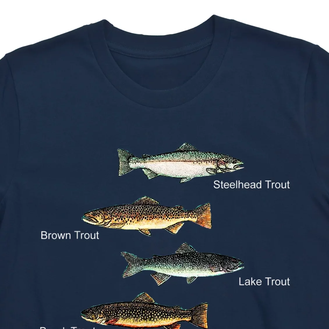 Brook Yellowstone Cutthroat Trout navy