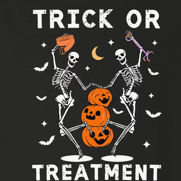 Trick Or Treatment Physical Therapy Skeleton Pt Halloween Toddler Long Sleeve Shirt