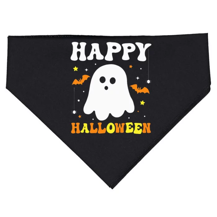 Trick Or Treat Halloween Ghost Happy Halloween Costumes USA-Made Doggie Bandana