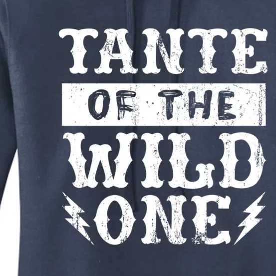 Tante Of The Wild One Greatgiftaunt Grand Aunt Gift Women's Pullover Hoodie