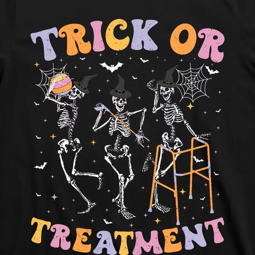 Trick Or Treatment Pt Physical Therapy Therapist Halloween T-Shirt