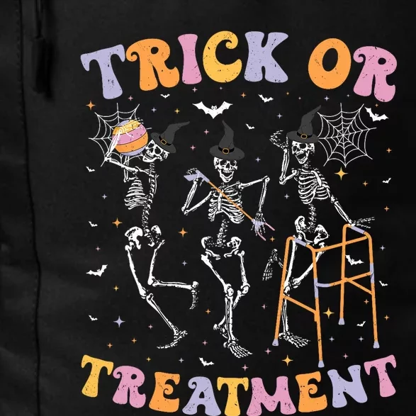 Trick Or Treatment Pt Physical Therapy Therapist Halloween Daily Commute Backpack