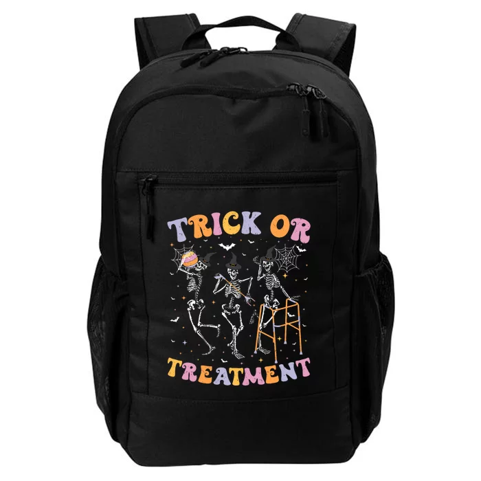 Trick Or Treatment Pt Physical Therapy Therapist Halloween Daily Commute Backpack