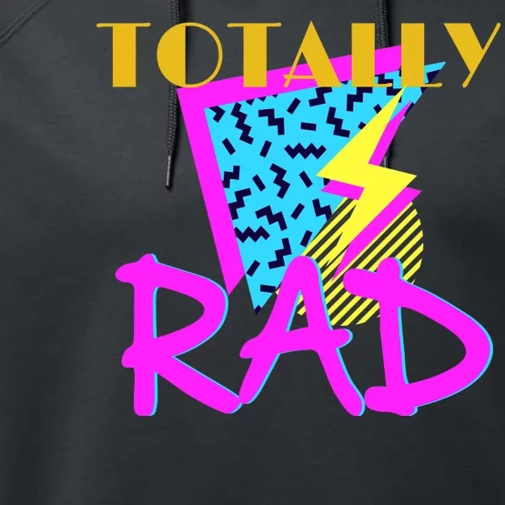 Totally Rad Retro 90's Performance Fleece Hoodie